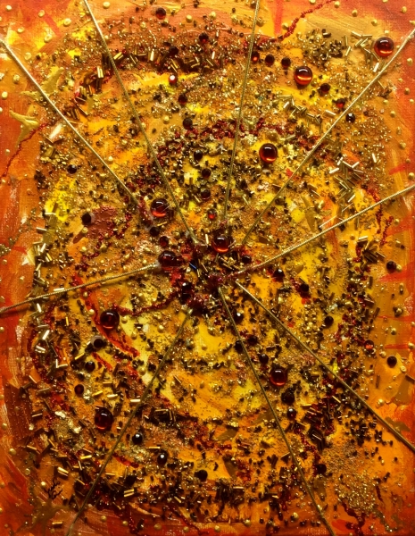 Click here to view Red-Gold Galaxy by Judi Cain, Artist